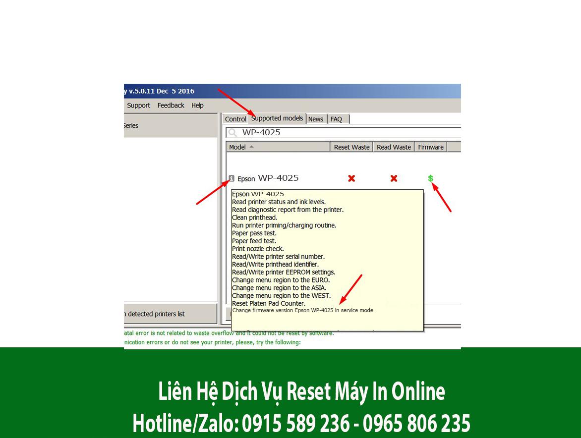 Key Firmware May In Epson WP-4025 Step 1